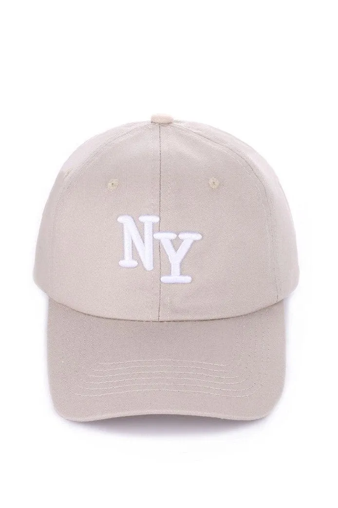 Monogram Baseball Cap - NY