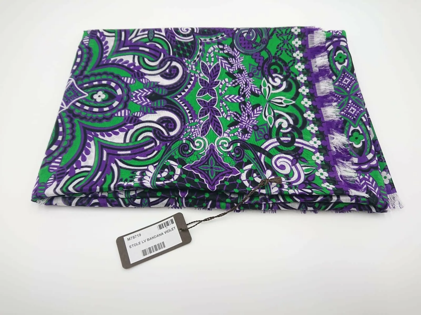 Monogram Flower Stole