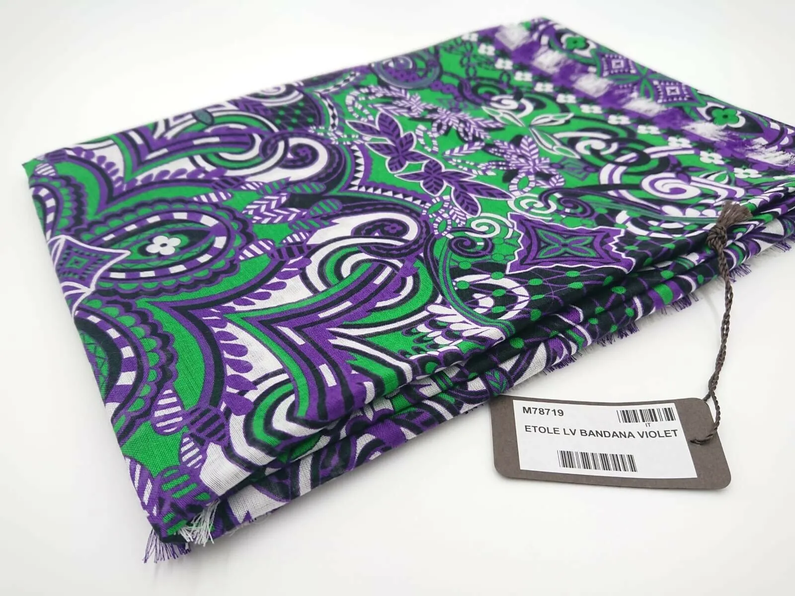 Monogram Flower Stole