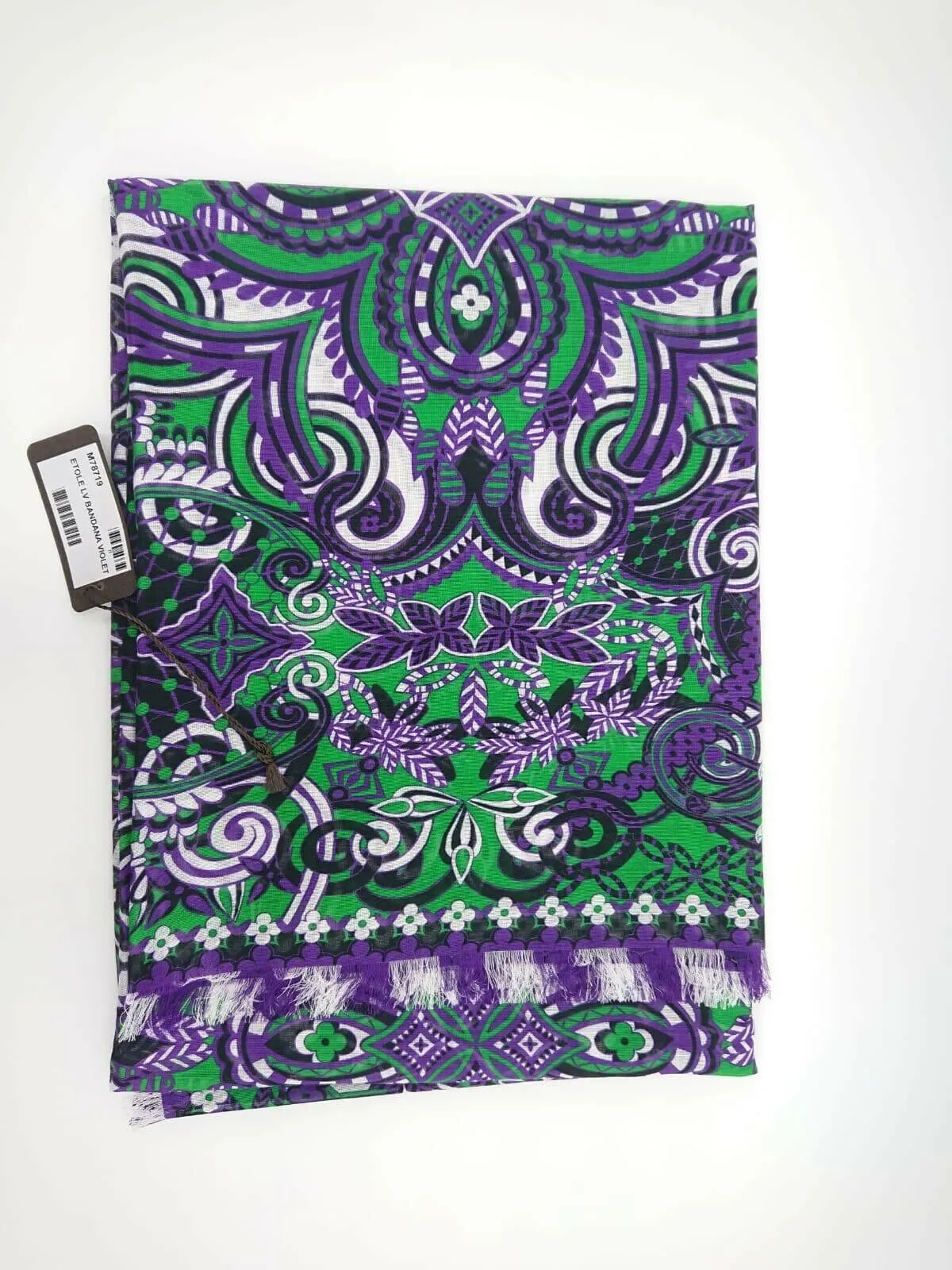 Monogram Flower Stole
