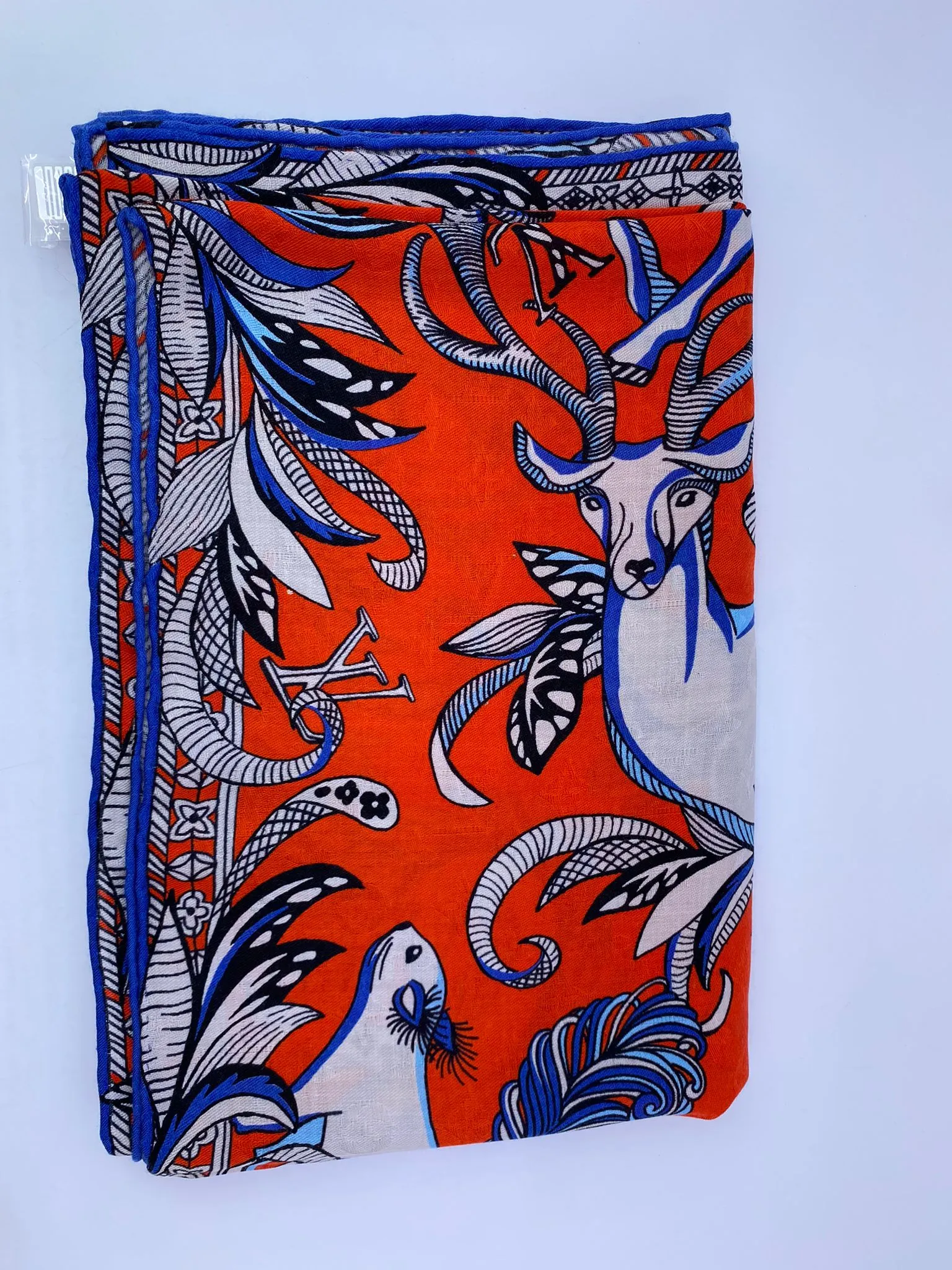 Monogram Wild LV Orange Shall / Scarf