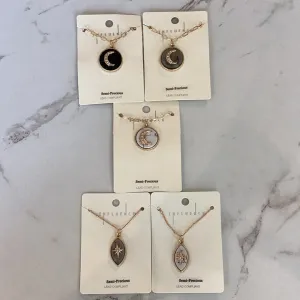 Moon and Stars Necklaces