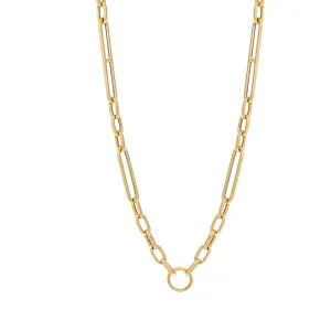Multi Link Necklace 14K