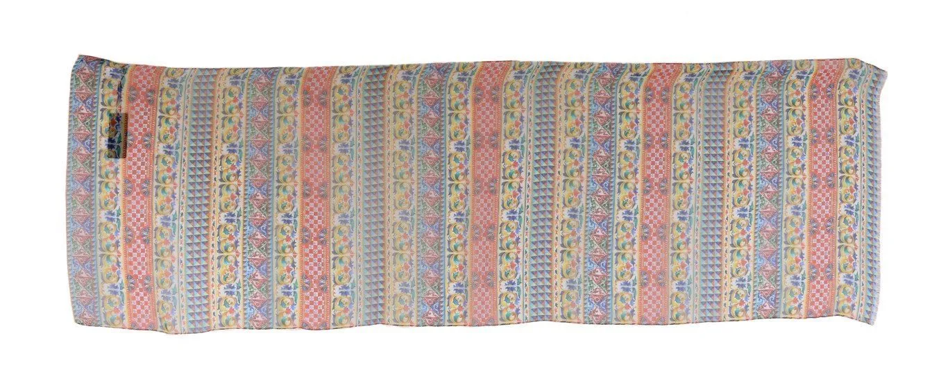 Multicolor Carretto Print Silk Scarf