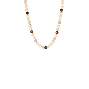 Multicolored Cultured Pearl Necklace