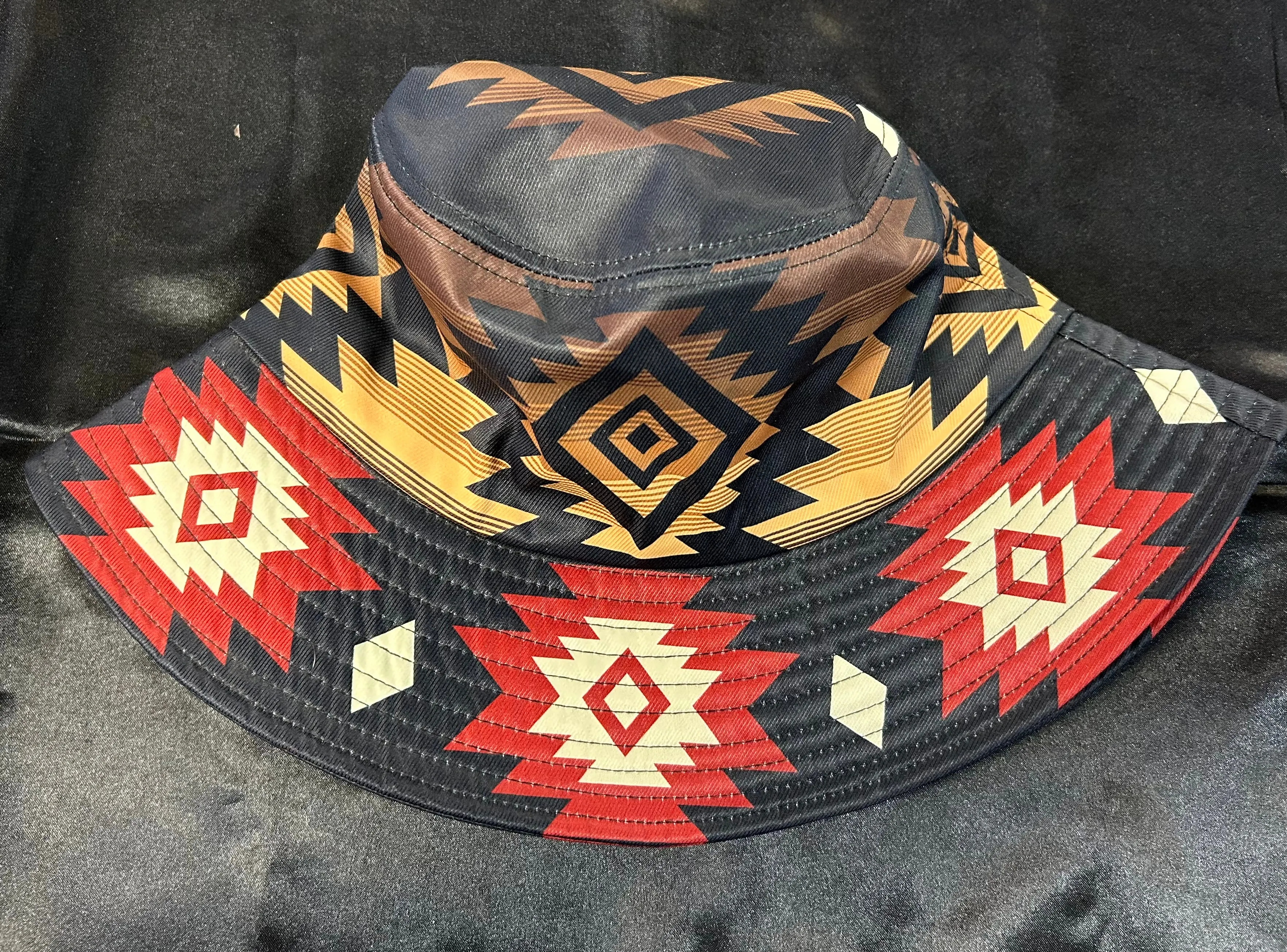 Native Print Bucket Hats