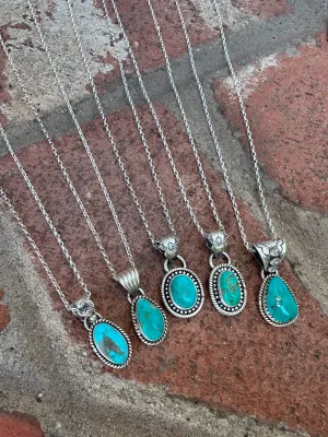 Navajo Made Turquoise Necklaces