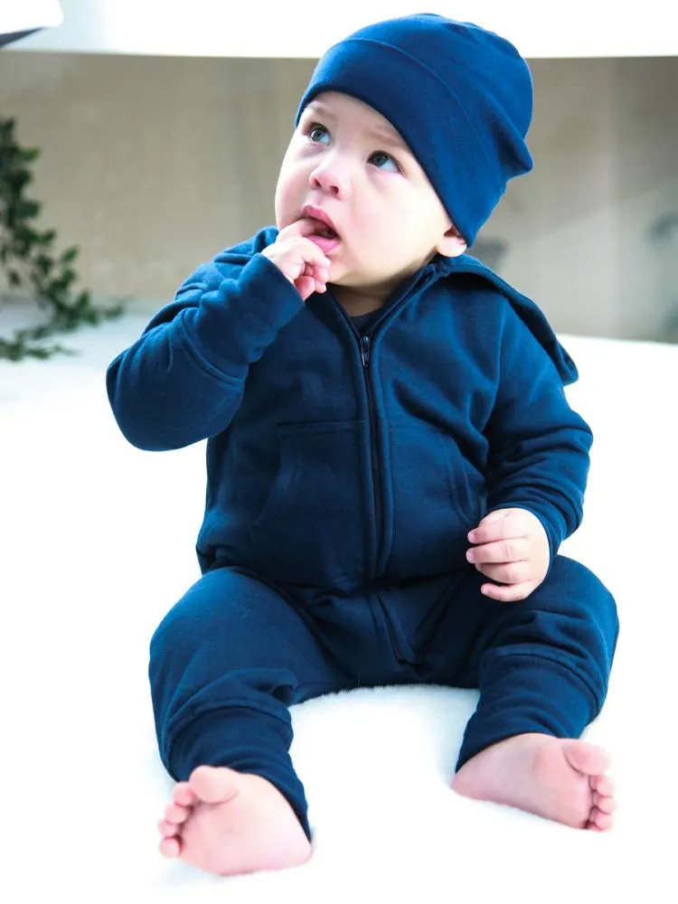 Navy Blue Beanie Baby Hat  - Everyday Collection - 3-12 Months
