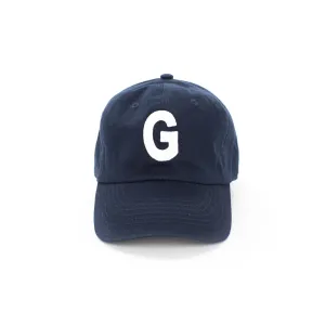 Navy Letter Baseball Hat