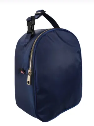 Navy Nylon Gumdrop Lunch Tote