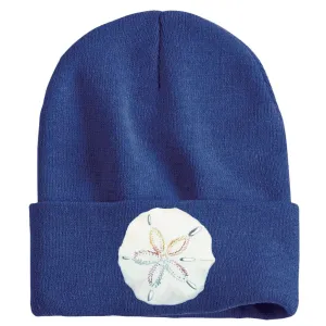 Navy Sand Dollar Beanie
