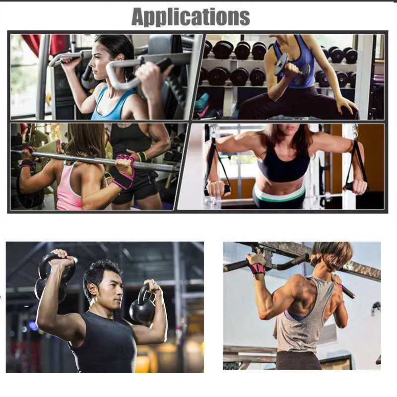 New 1 Pair Weight Lifting Training Gloves Women Men