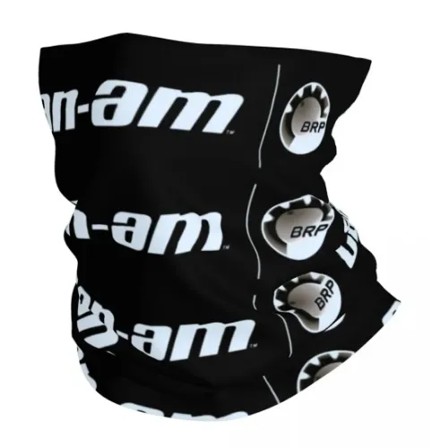 NEW Can-Am Bandana Neck Gaiter Printed BRP Motorcycle Wrap Scarf Multifunctional Balaclava Fishing for Men Women Adult All Season