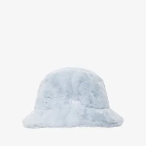 New Era Womens Fur Blue Bucket Hat