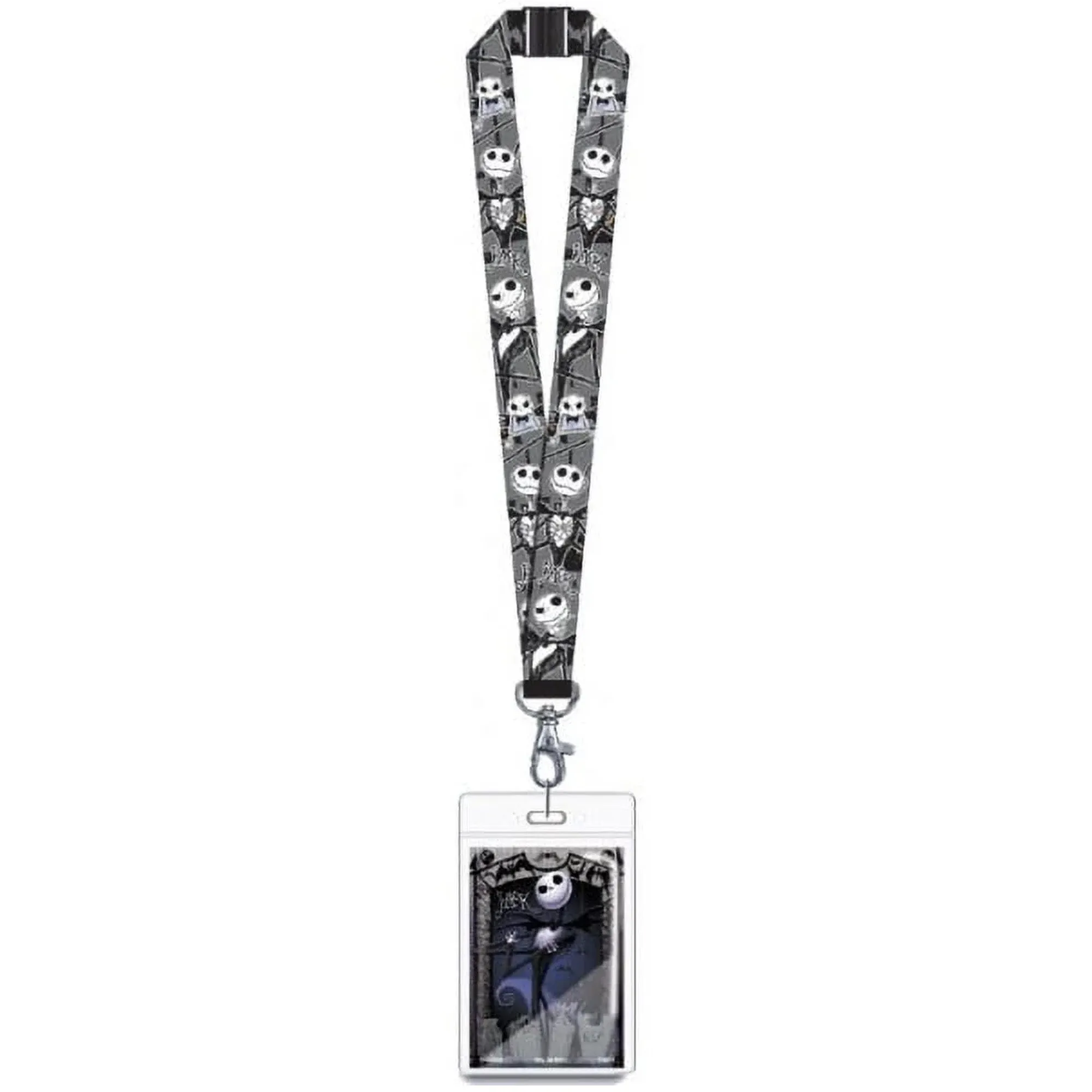 Nightmare Before Christmas Jack Skellington Lanyard with Card Holder