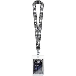 Nightmare Before Christmas Jack Skellington Lanyard with Card Holder