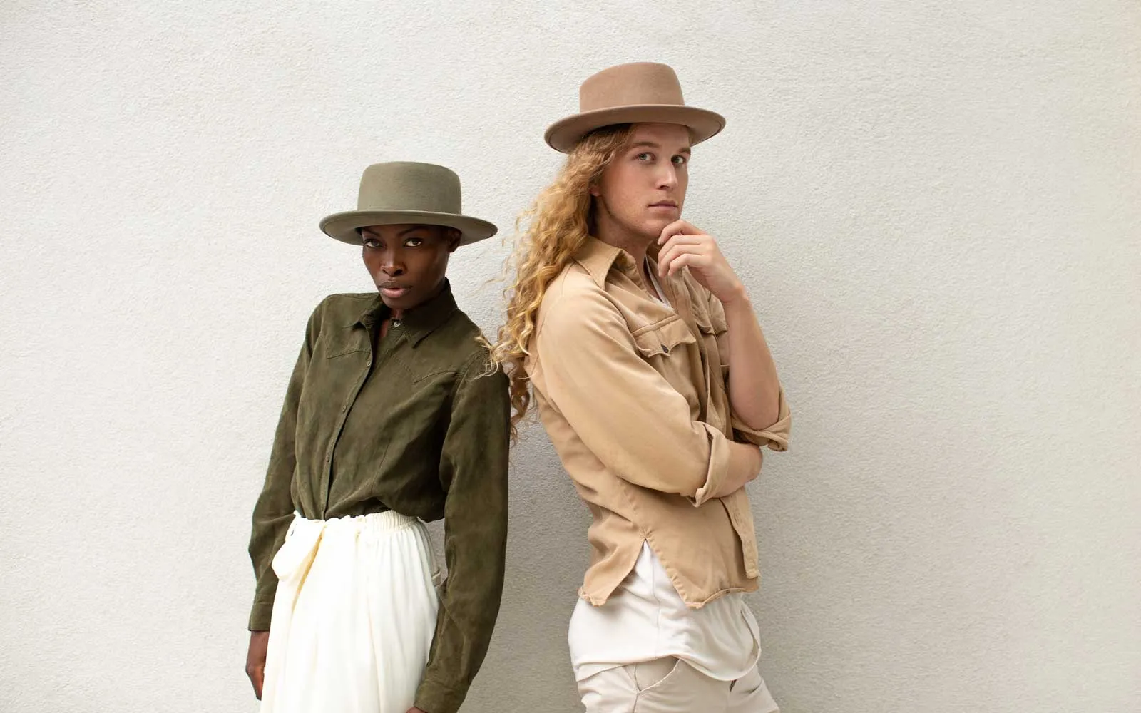 NOBLE WOOL FEDORA HAT - CAMEL