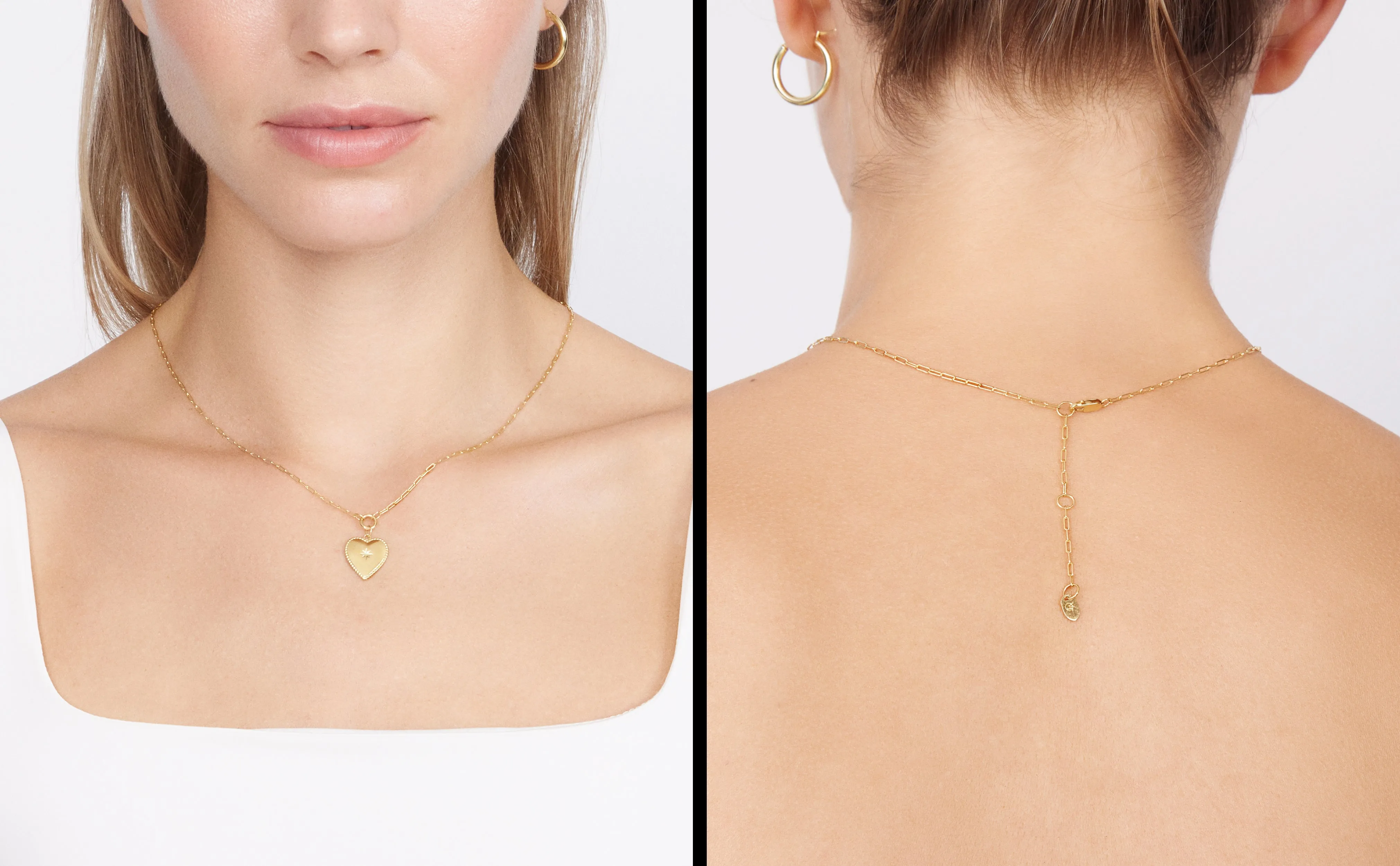 Nostalgic Heart Pendant Necklace