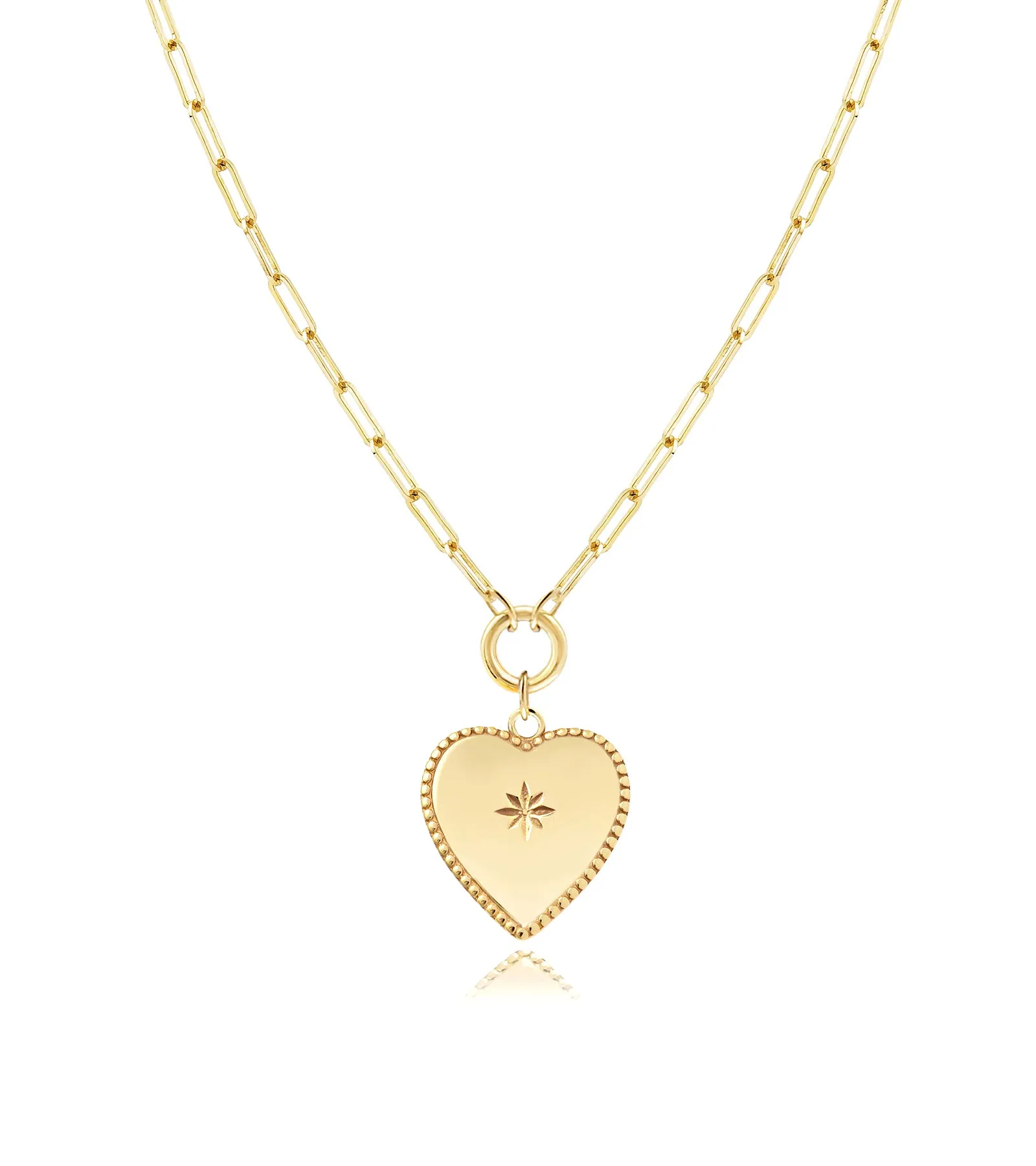 Nostalgic Heart Pendant Necklace
