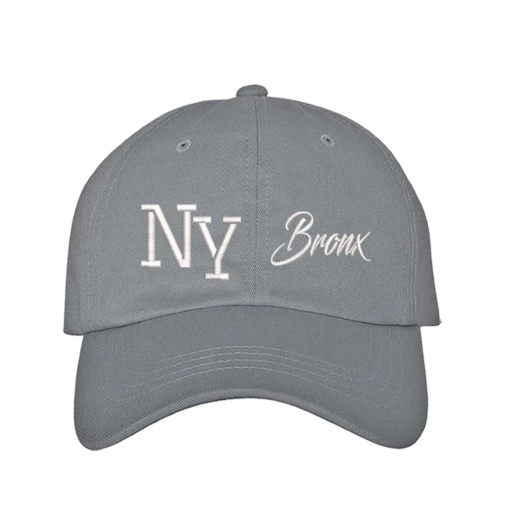 NY 3D Bronx Embroidered Baseball Cap 🗽🧢