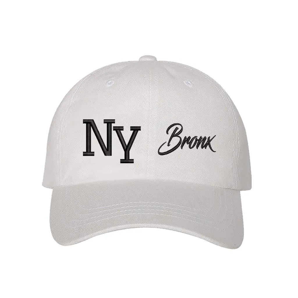 NY 3D Bronx Embroidered Baseball Cap 🗽🧢