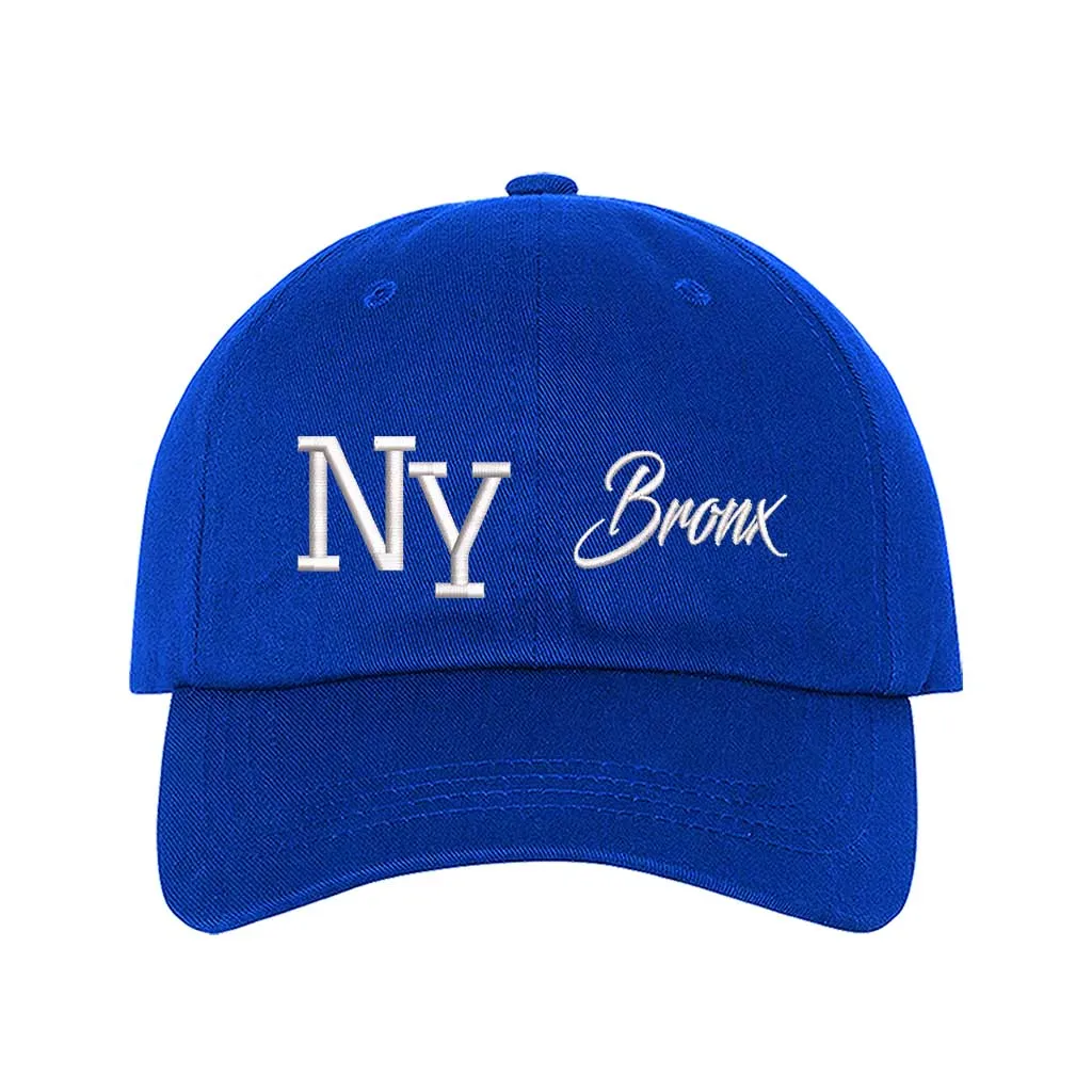 NY 3D Bronx Embroidered Baseball Cap 🗽🧢