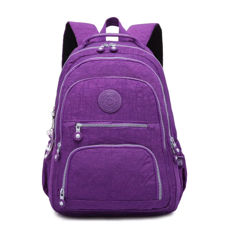 Nylon Waterproof Large Capacity Simple Lightweight Backpacks