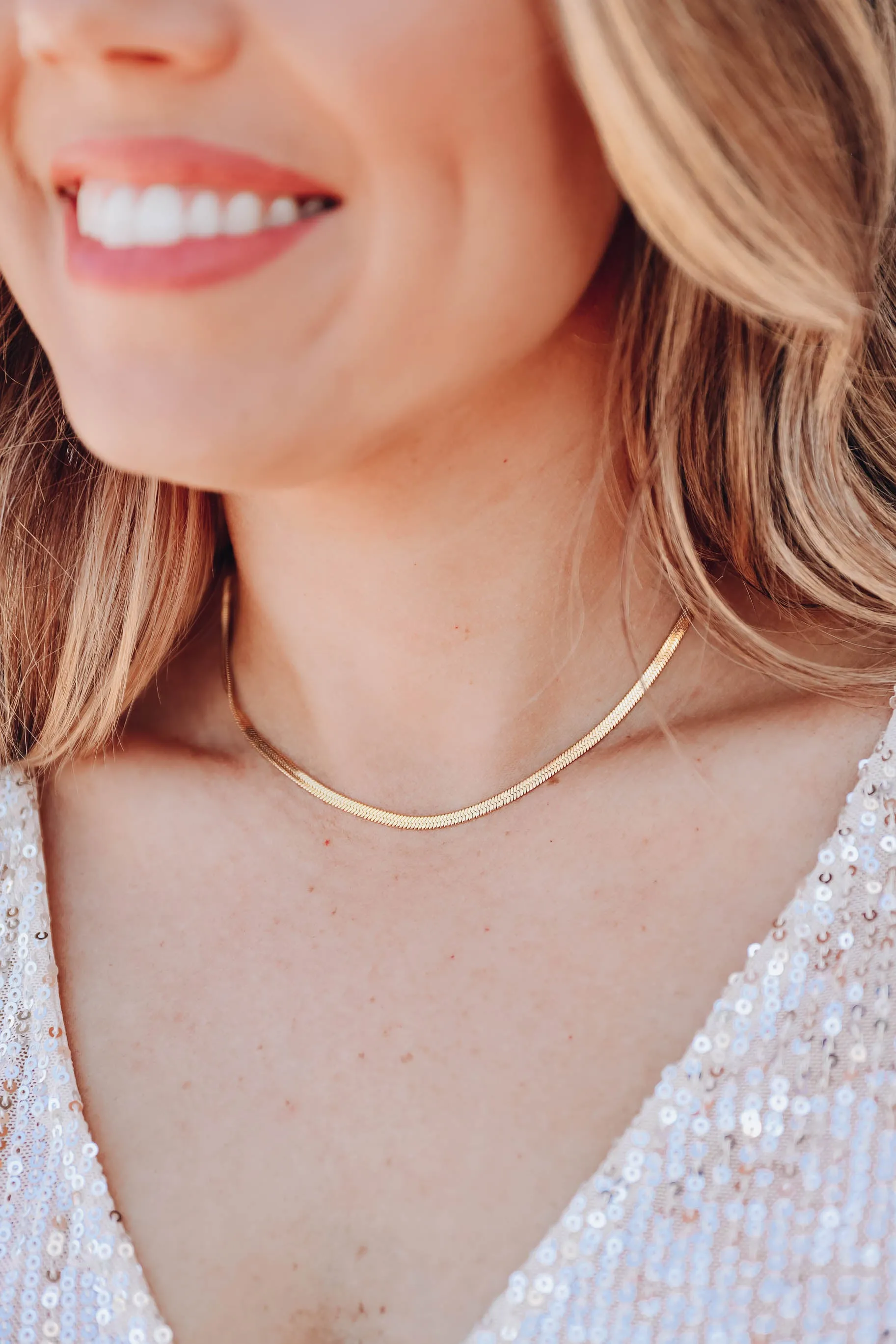 Old School Herringbone Chain by B.b.Lila