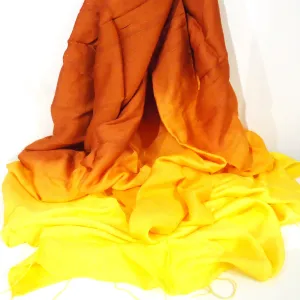 Ombre Scarf - Yellow/Orange
