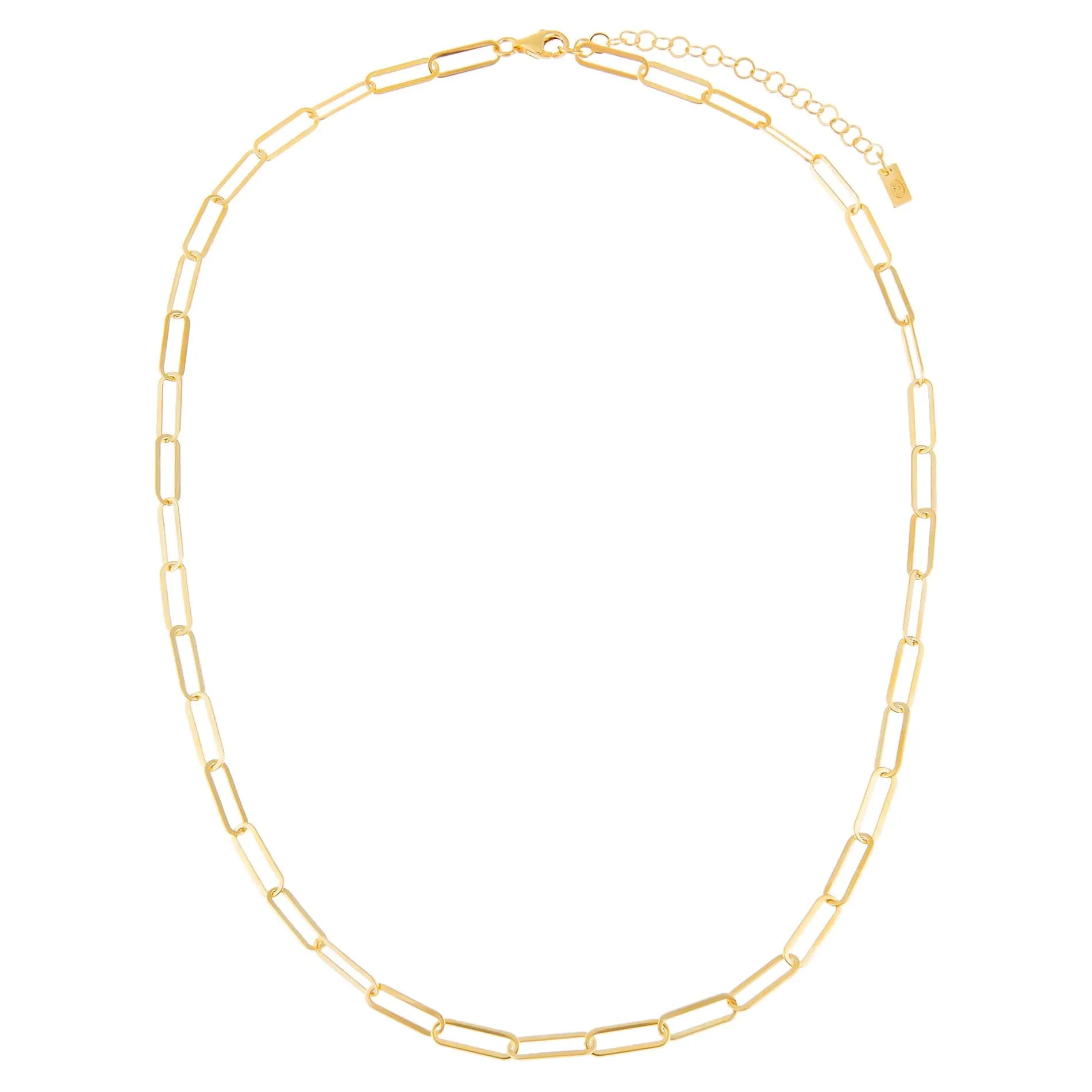 Open Oval Link Necklace