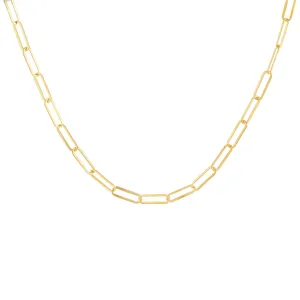 Open Oval Link Necklace