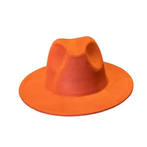 Orange Fedora Hat