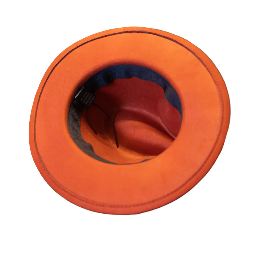 Orange Fedora Hat