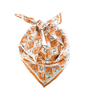 Orange   White   Grey Checkerboard Gameday 24 - Wholesale