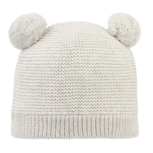 Organic Snowy Beanie - Pebble