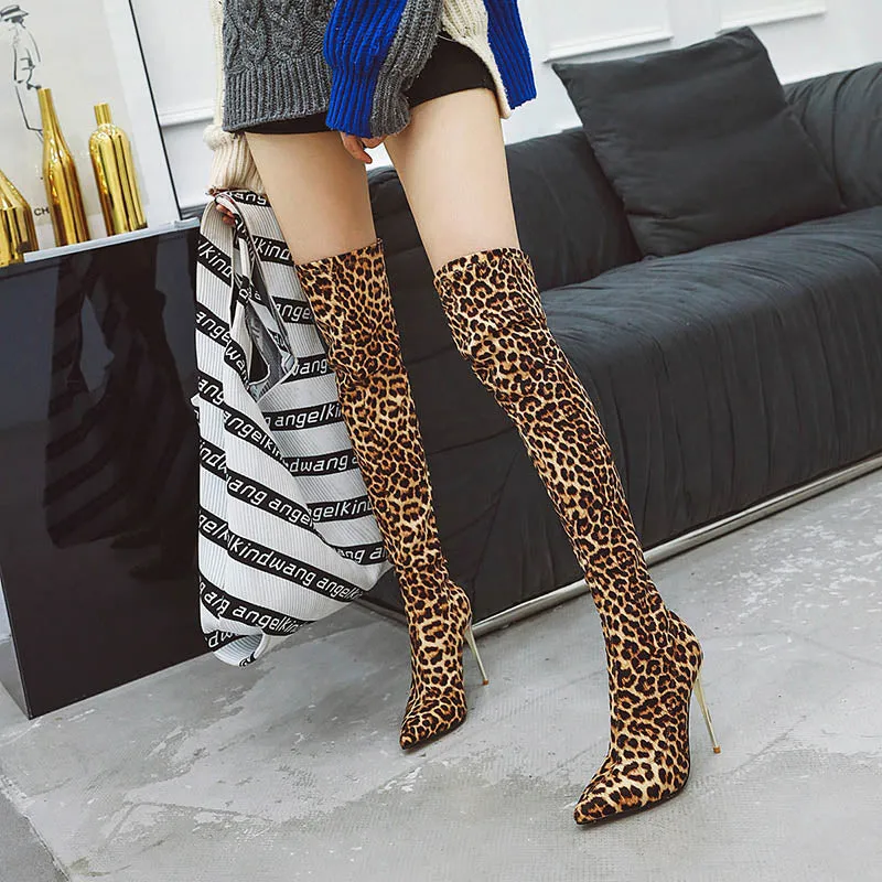 Over Knee High Heels Boots Ladies