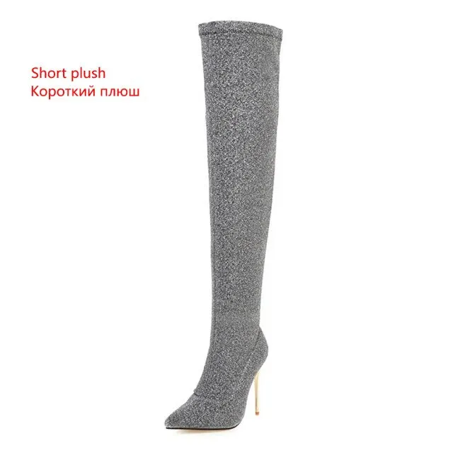 Over Knee High Heels Boots Ladies