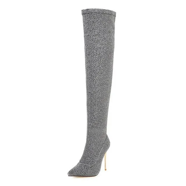 Over Knee High Heels Boots Ladies