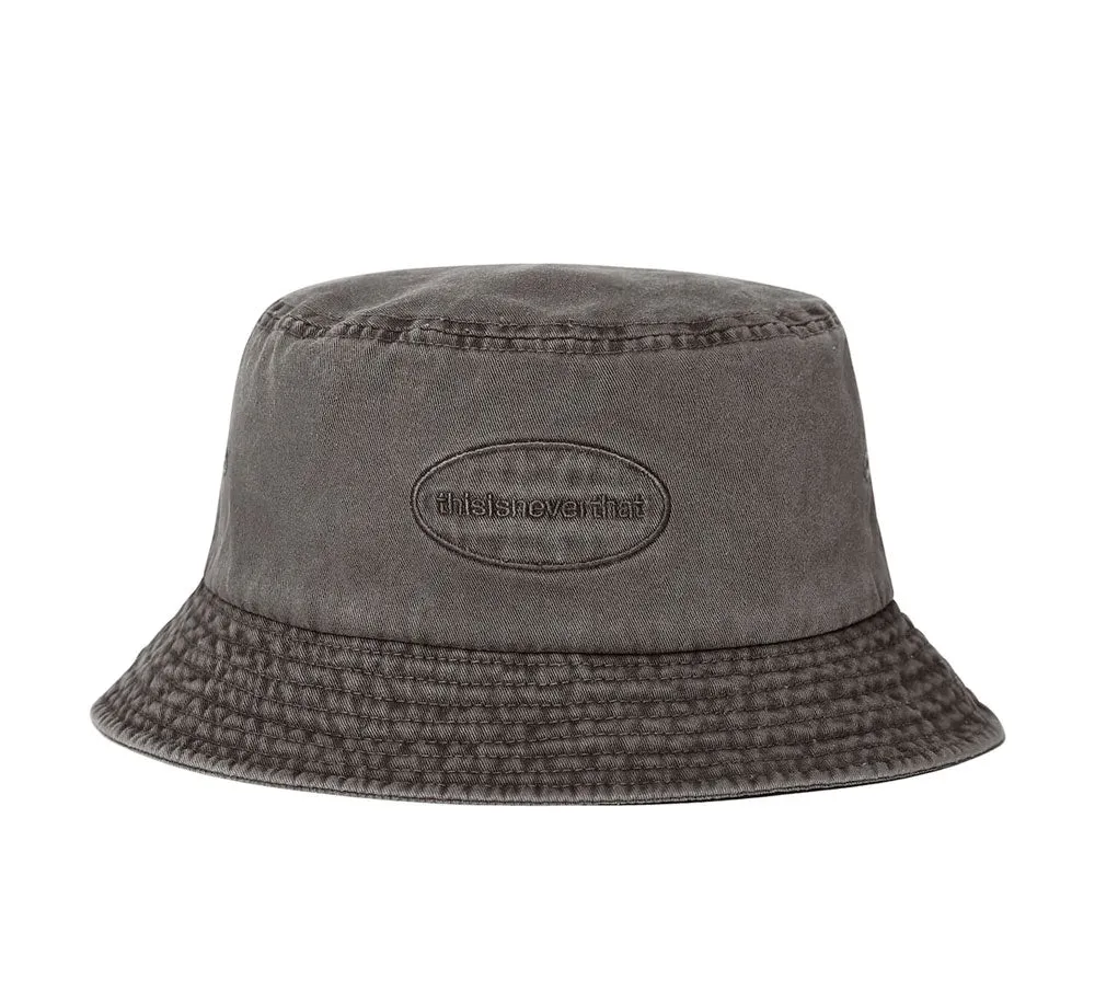 OVERDYED E/T LOGO BUCKET HAT
