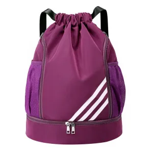 Oxford Cloth Drawstring Large Capacity Football Backpacks