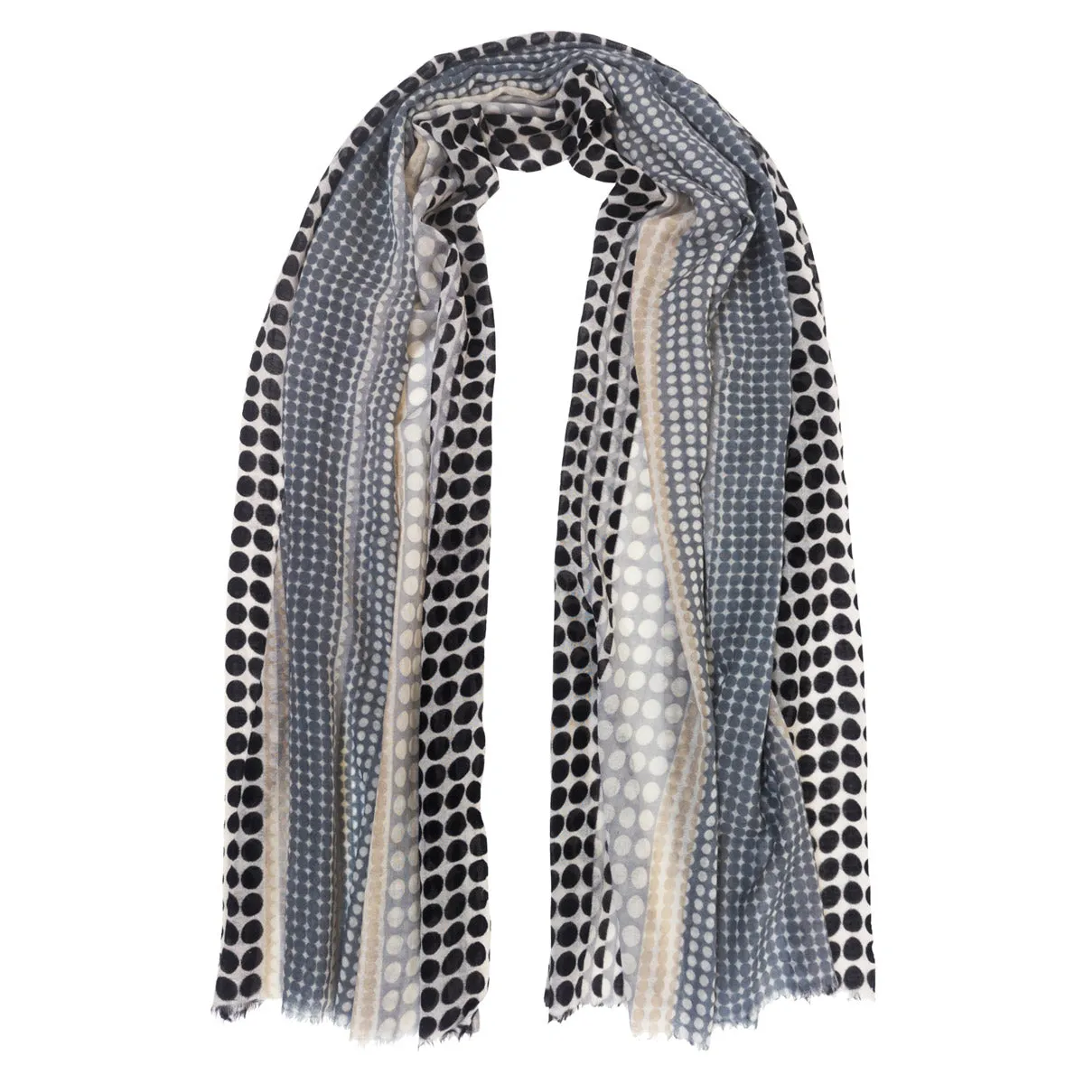 Oyster | Lightweight Fine Wool Scarf