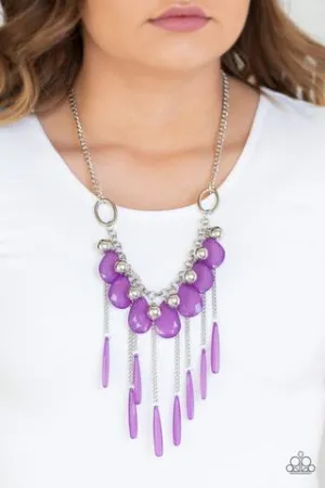 Paparazzi - Roaring Riviera - Purple Necklace