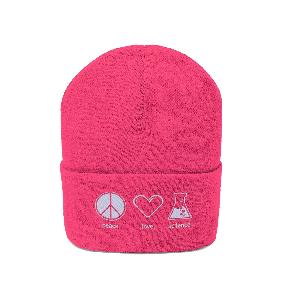 Peace. Love. Science. (Beanie)
