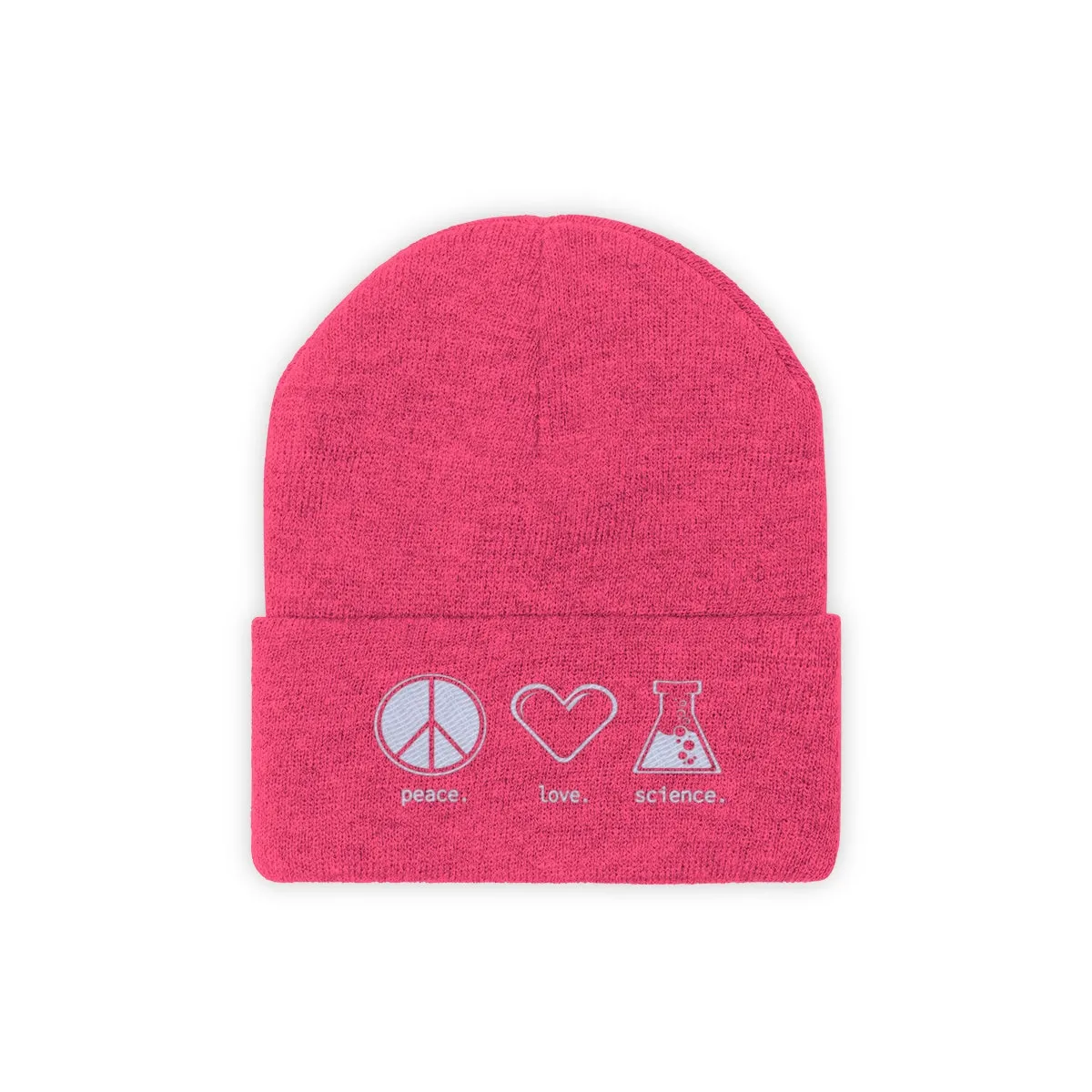 Peace. Love. Science. (Beanie)