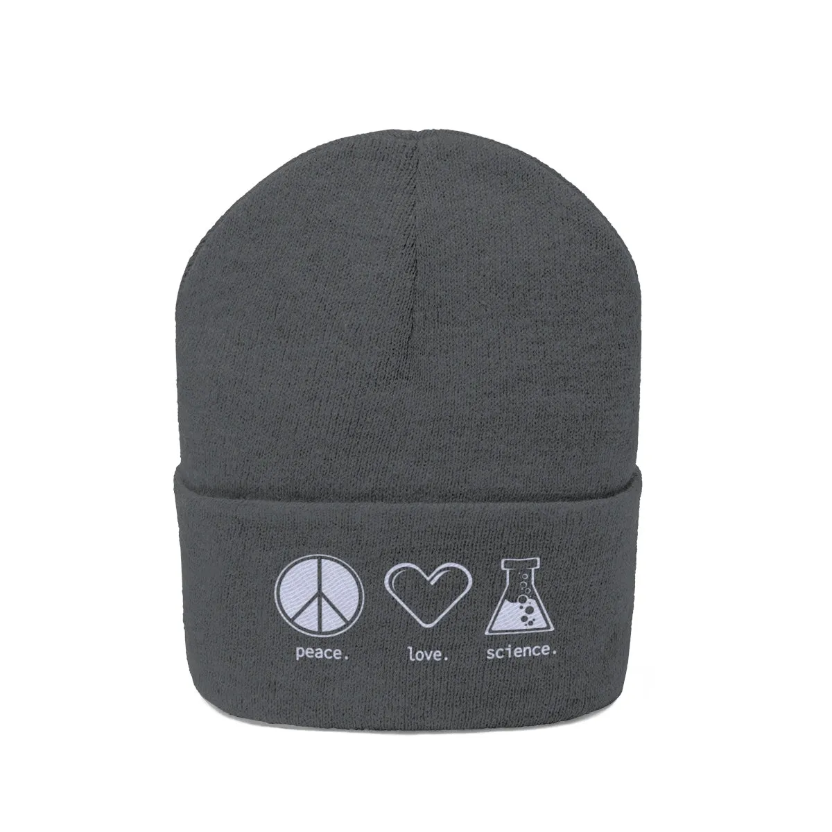 Peace. Love. Science. (Beanie)