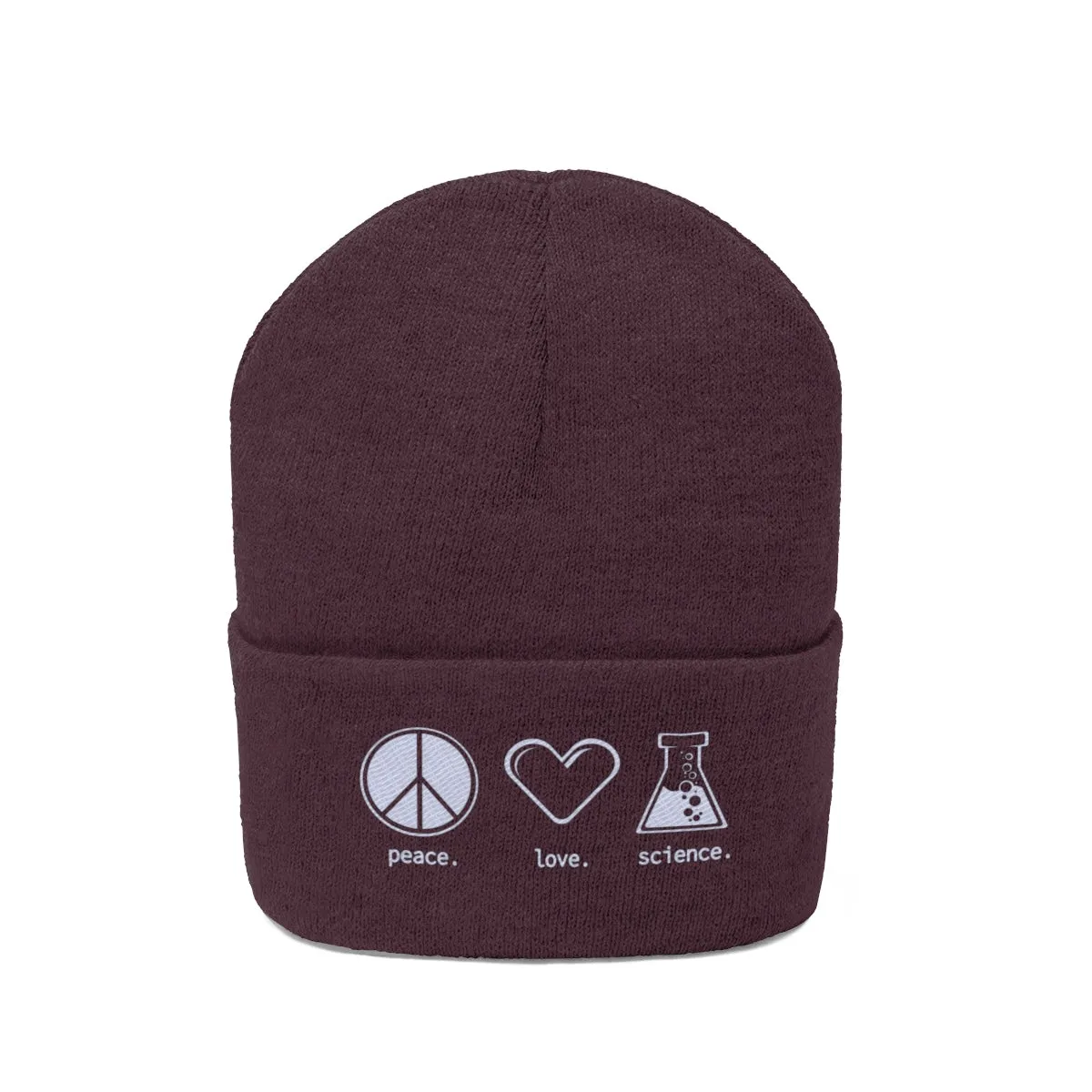 Peace. Love. Science. (Beanie)