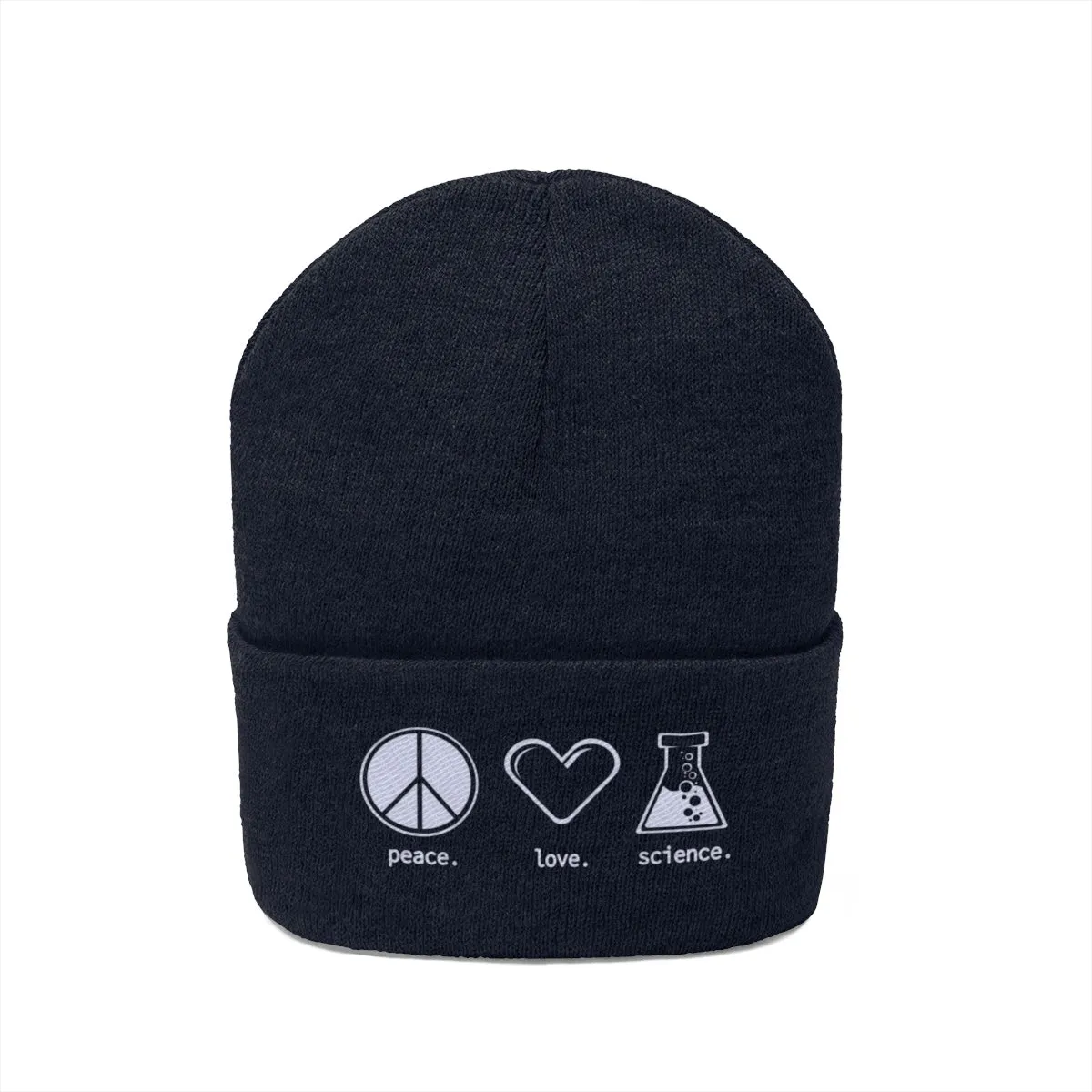 Peace. Love. Science. (Beanie)