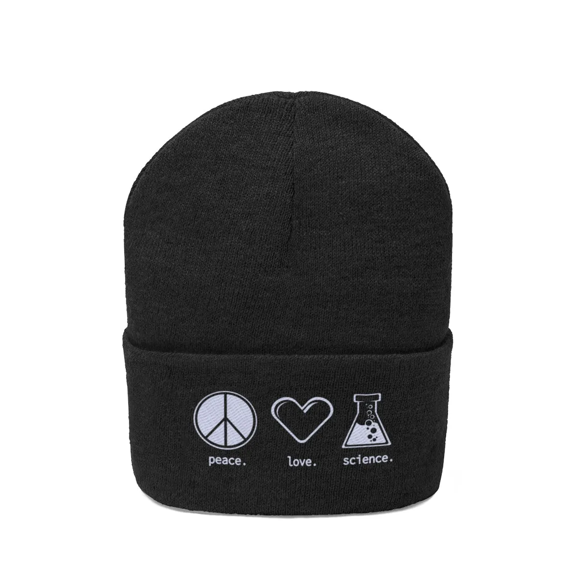 Peace. Love. Science. (Beanie)