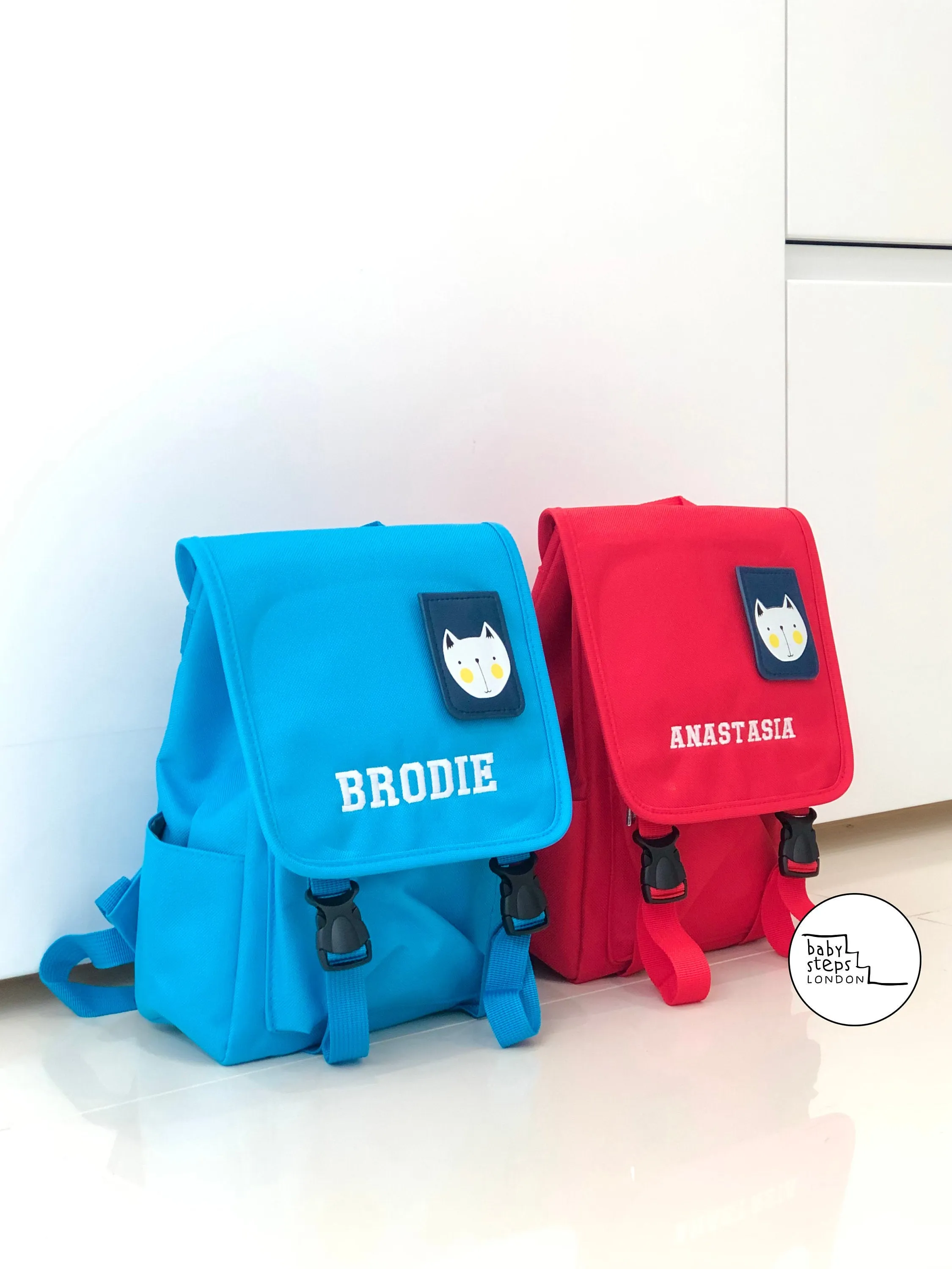 Personalised Unisex Mini Dog Nursery School Backpack Rucksack Bag (Multicoloured)
