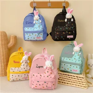 Personalized Bunny Backpack Kindergarten